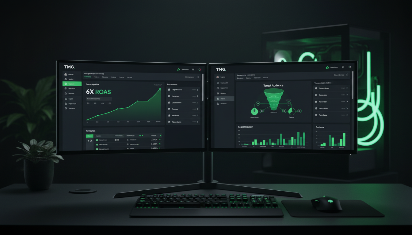 TMG GTM and ROAS execution dashboard for D2C ecommerce growth